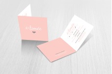 Roze met strikje Roze met strikje